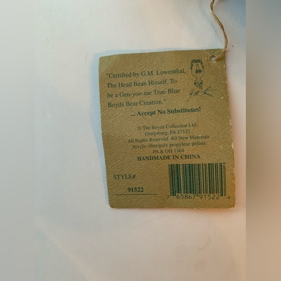 VTG Boyd's Bear BREEZY T. FROSTMAN adorable snowman sweater 8” Plush - Picture 4 of 4